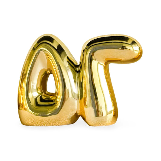 Delta Gamma Gold Shelf Letters