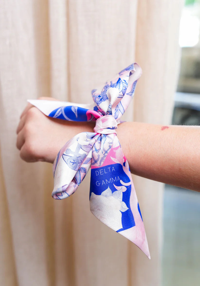 Delta Gamma Sorority and Sisterhood Scarflette