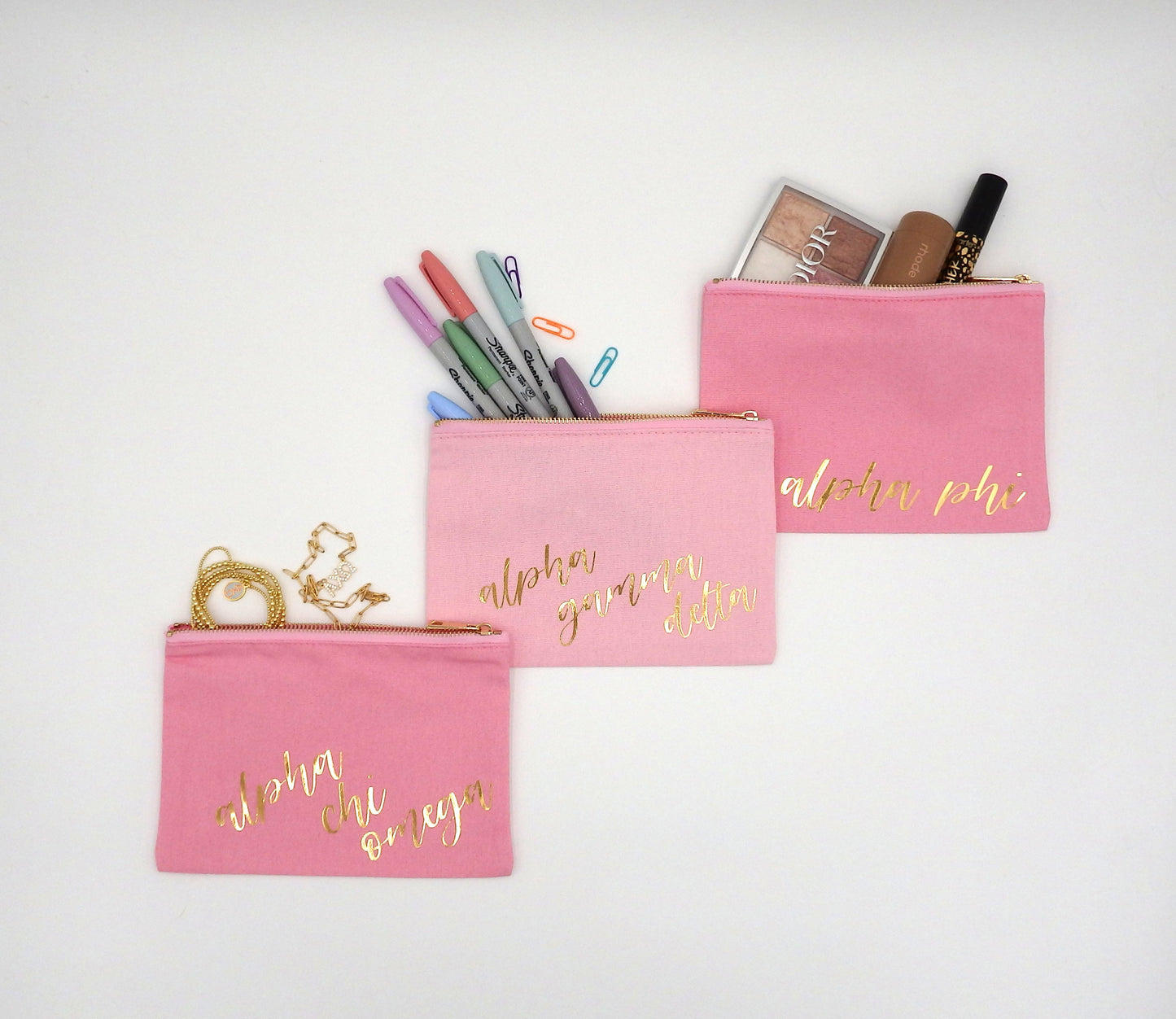 Alpha Phi Canvas Pouch