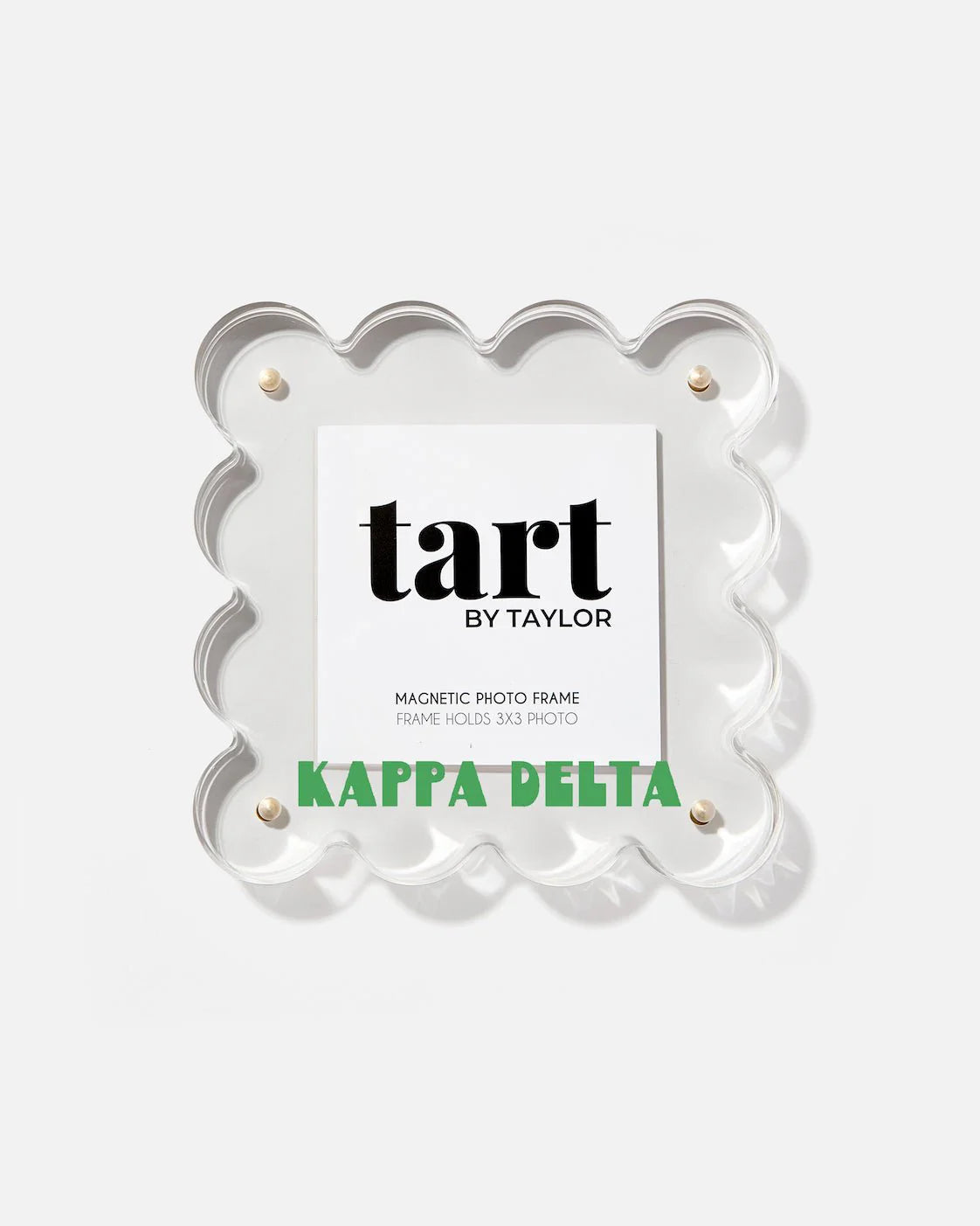 Kappa Delta Scalloped Acrylic Photo Frame