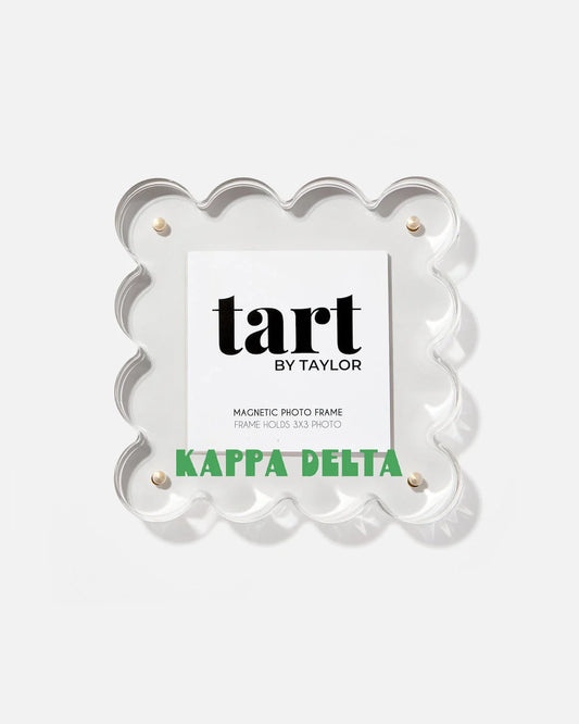 Kappa Delta Scalloped Acrylic Photo Frame