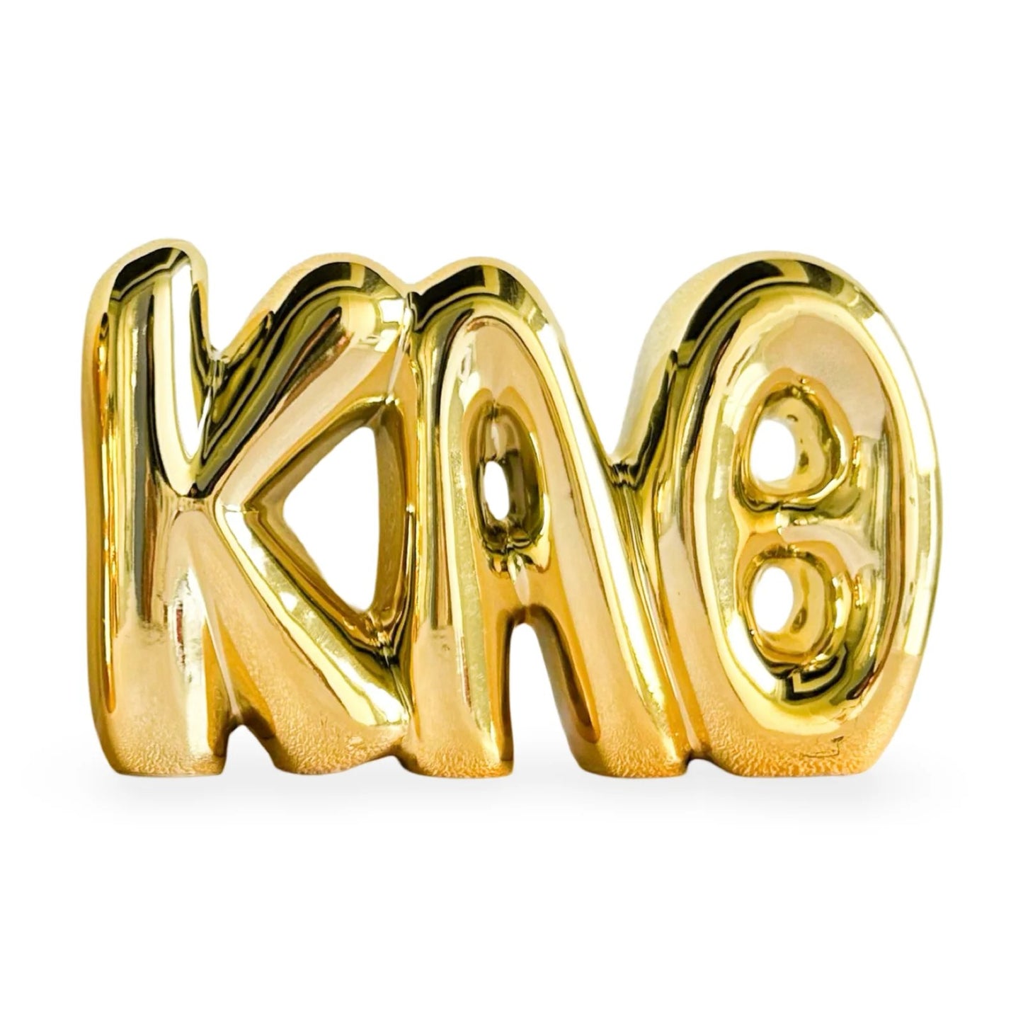 Kappa Alpha Theta Gold Shelf Letters