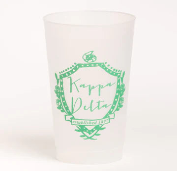 Kappa Delta Frosted Flex Cup