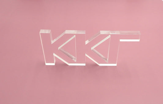 Kappa Kappa Gamma Acrylic Shelf Letters