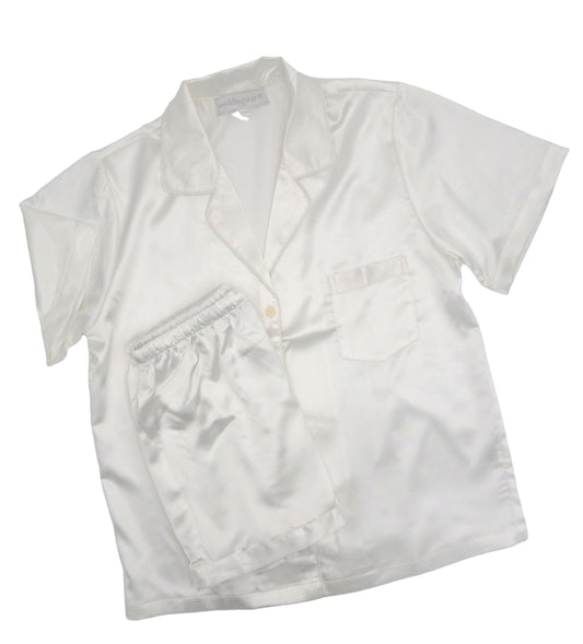 White Satin PJ's