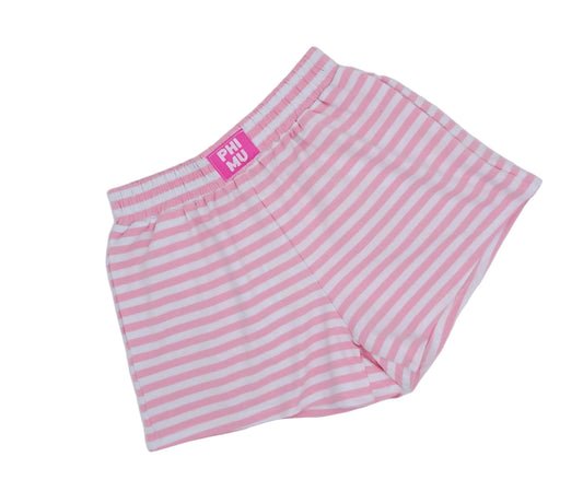 Phi Mu Campus Stripe Shorts