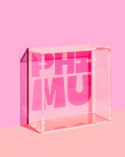 Phi Mu Trinket Tray