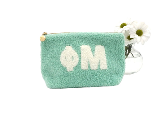 Phi Mu Greek Letter Teddy Pouch