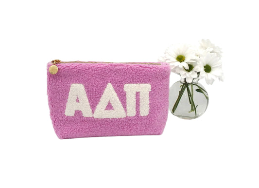 Alpha Delta Pi Greek Letter Teddy Pouch