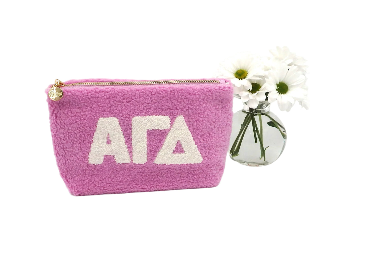 Alpha Gamma Delta Greek Letter Teddy Pouch