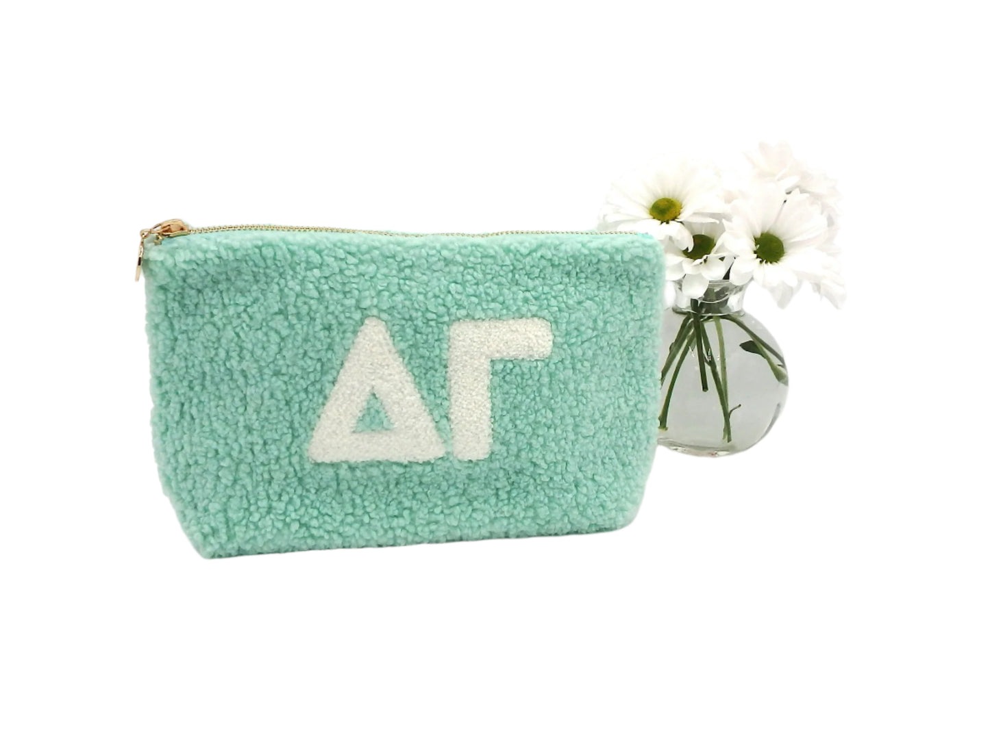 Delta Gamma Greek Letter Teddy Pouch