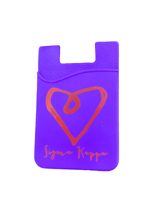 Sigma Kappa Greek Cell Phone Wallet
