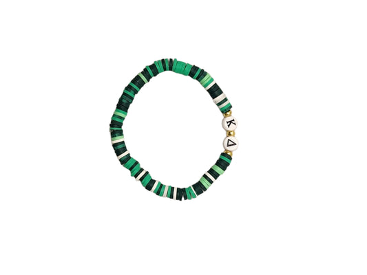 Kappa Delta Sorority Beaded Bracelet