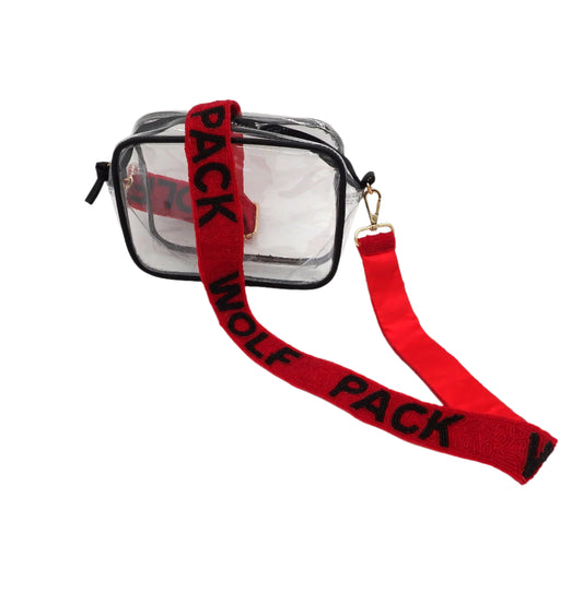 Wolfpack Beaded Purse Strap - STRAP ONLY