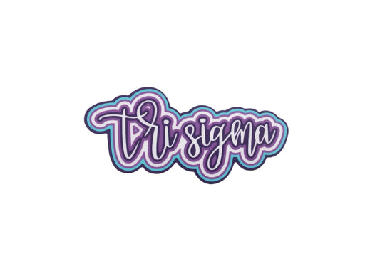 Sigma Sigma Sigma Sorority Decal