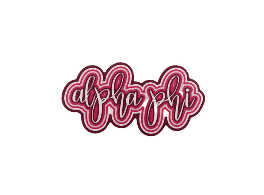 Alpha Phi Sorority Decal