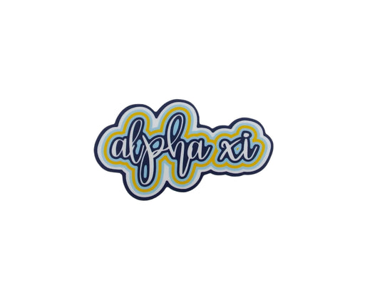 Alpha Xi Delta  Sorority Decal