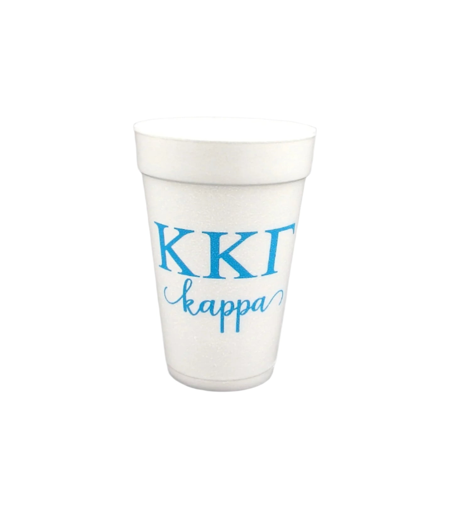 Kappa Kappa Gamma 10 count Sorority Foam Cups