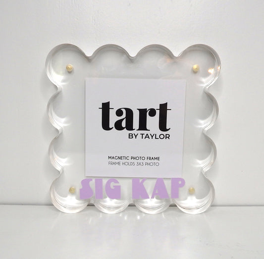Sigma Kappa Scalloped Acrylic Photo Frame