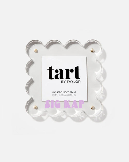 Sigma Kappa Scalloped Acrylic Photo Frame