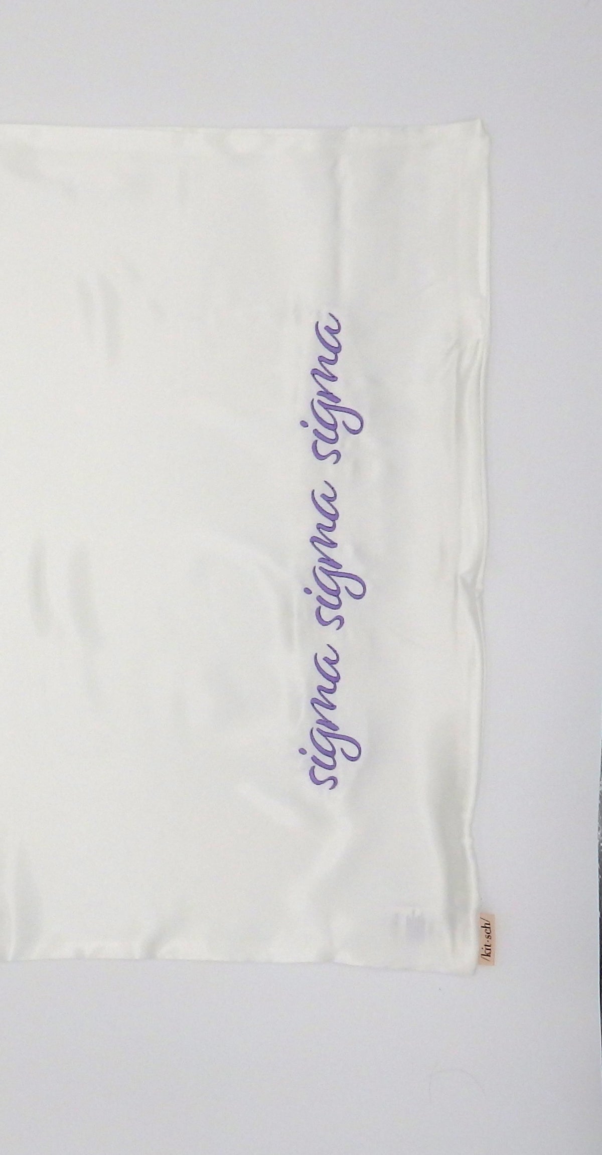 Sigma Sigma Sigma Satin Pillowcase