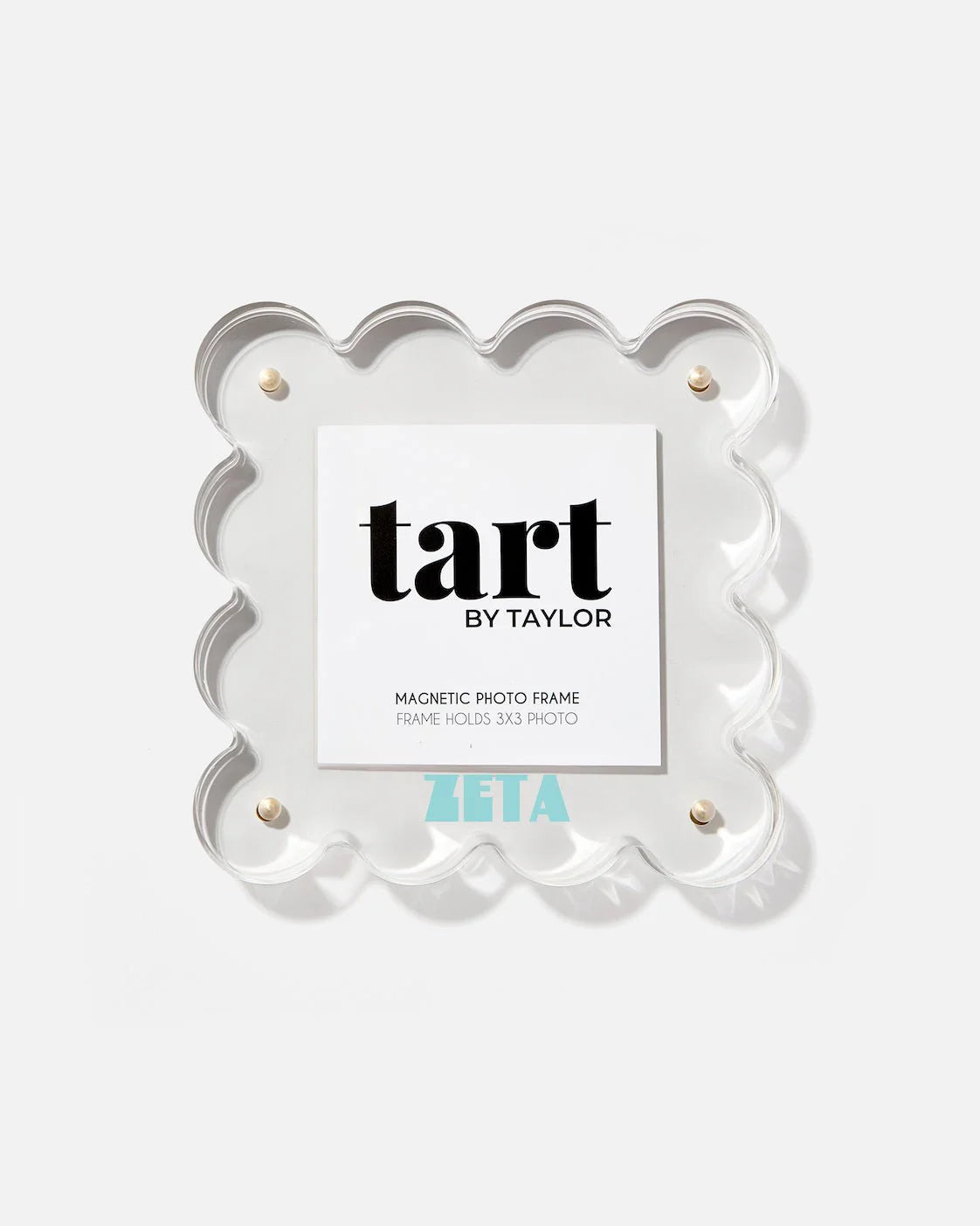 Zeta Tau Alpha Scalloped Acrylic Photo Frame